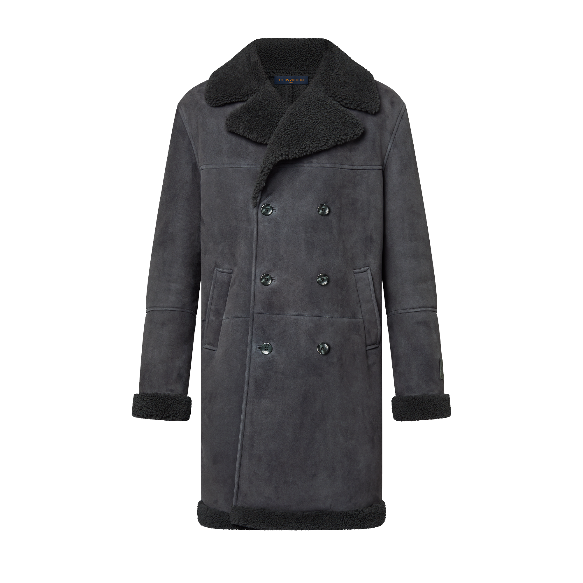 Casaco Trespassado em Shearling - Para Ele | LOUIS VUITTON ®